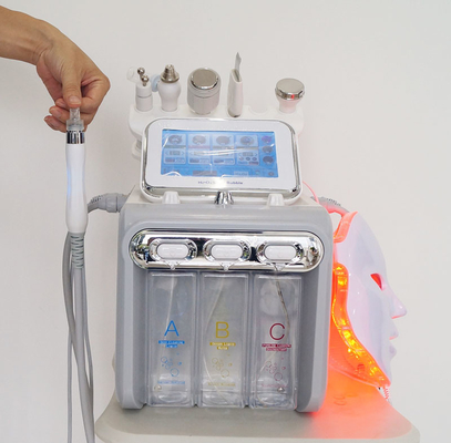 8 in 1 Gesichts-Maschinen-Ultraschallwasserstoff-Sauerstoff-Gesichtsmaschine der Blasen-H2O2