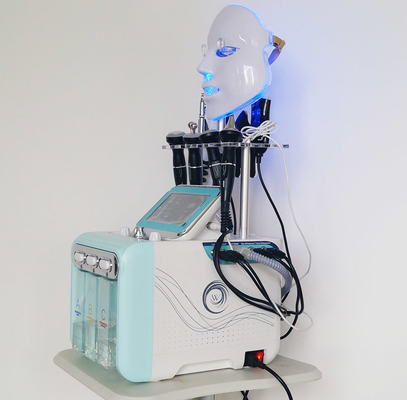 9 in 1 Blasen-Maschine Hydradermabrasion Aqua Peel Facial Machine Rfs H2O2