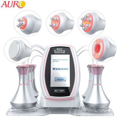 Hohlraumbildung des Vakuum50w, die Maschine 5 in 1 Cellulite-Abbau hohlraumbildung Rfs 80K Ultraschallabnimmt