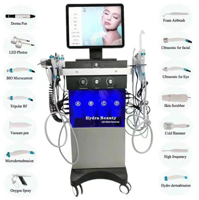 BIOled Hydradermabrasion hydrogesichtsgriffe der Hautpflege-der maschinen-120W 14
