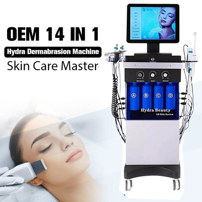 Gesichtsmaschine Microdermabrasion 14 der Hydra-60Hz in 1 Multifunktionsschönheits-Ausrüstung