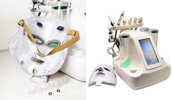 Microcurrent-Therapie 7 in 1 Hydra-Gesichtsmaschinen-Ultraschallhautpflege für Badekurort