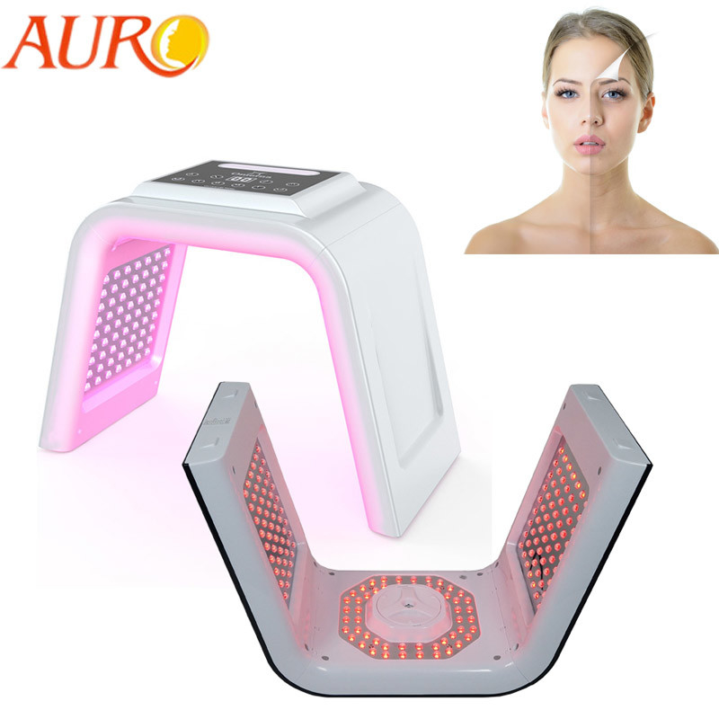 Berufs6 Farben führten Gesichtslichttherapie-Maschine für Photon der Hautpflege-LED