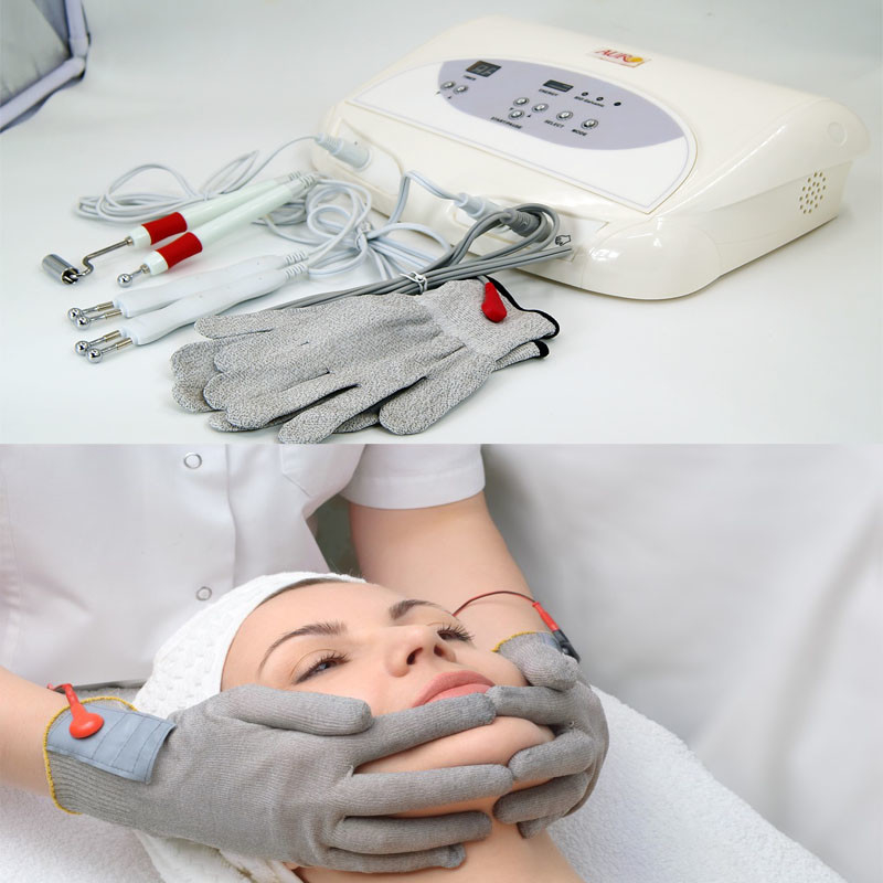 Gegenwärtige Therapie-Gesichts-Massage-Mikrorolle 3 in 1 Microcurrent Facelift-Hautpflegeprodukte
