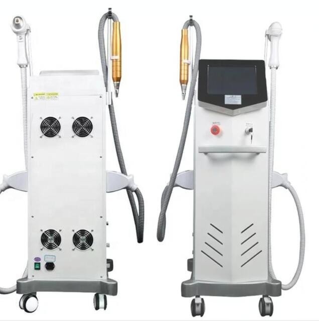 CER Tätowierungs-Abbau-Maschine 2 in 1 Dioden-Laser-Haar-Abbau-Gerät des Picosecond+Q-Schalter-Kühlsystem-808nm