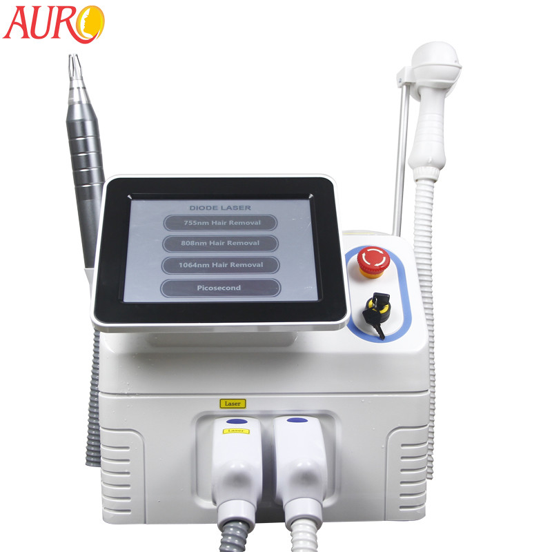 Superabbau-Instrument des haar-1500W mit Dioden-Laser-Tätowierungs-Abbau-Maschine 808nm 1064nm 755nm