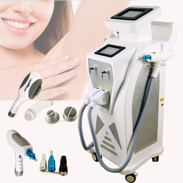 Laser OPT SHR Nd Yag IPL-Haar-Abbau-Maschine 3 in 1 480nm 530nm für Salon